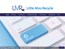 Tablet Screenshot of littlemissrecycle.com